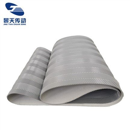 مچھلی کی ہڈی گرے پیویسی کنویر بیلٹ